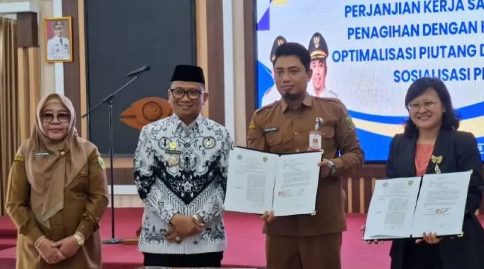 Kerjasama Optimalisasi Piutang Daerah, Begini Penekanan Bupati Tabalong
