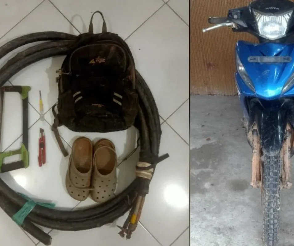 Pencuri Kabel Milik PT Pertamina Tanjung Diciduk