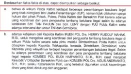 Menolak Lupa LHP Ferdy Sambo Tambang Ilegal Kaltim "Bak Ditelan Bumi"