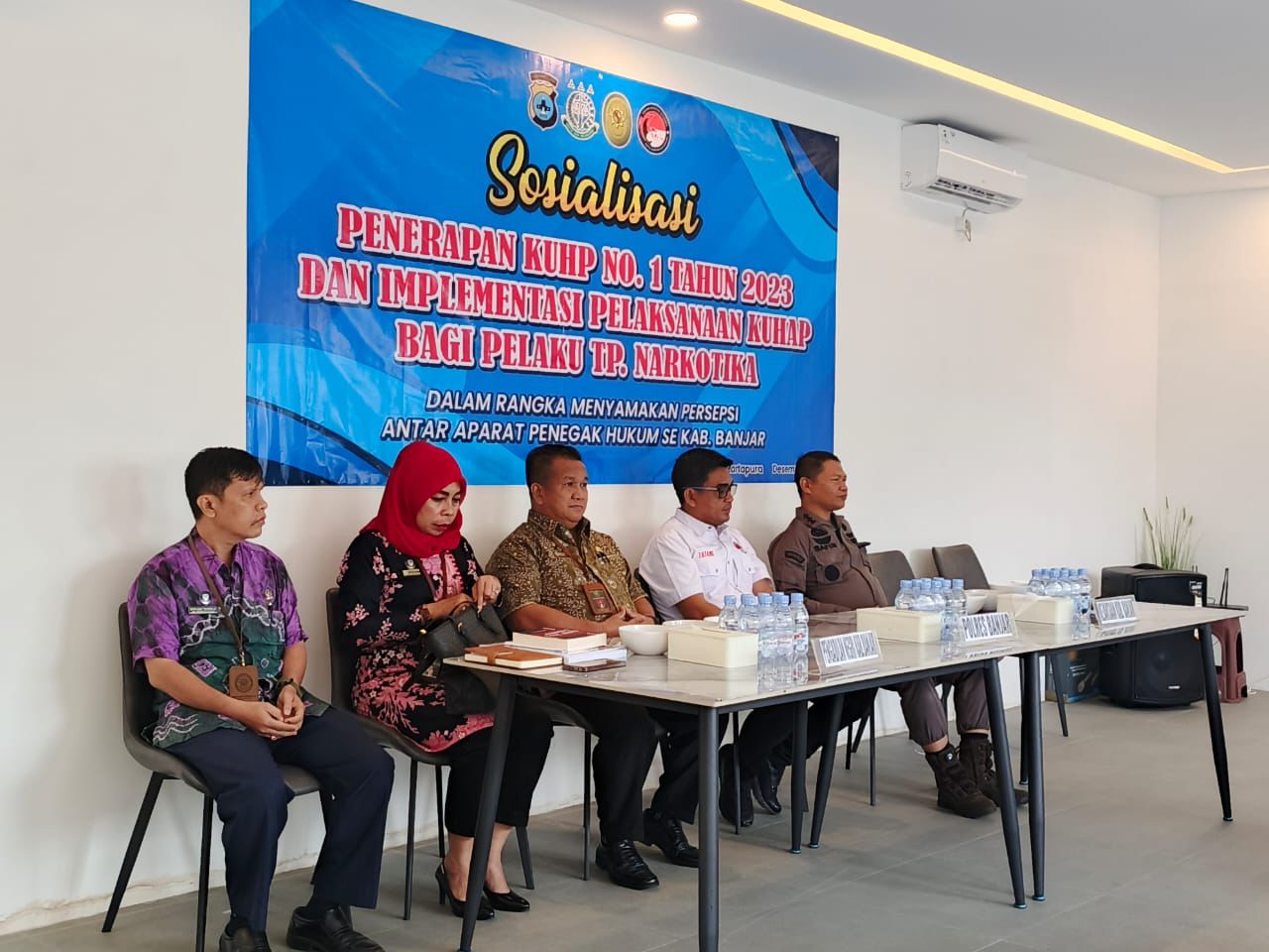 Sosialisasi KUHP Baru, APH Kabupaten Banjar Satukan Persepsi Penanganan Perkara Narkotika