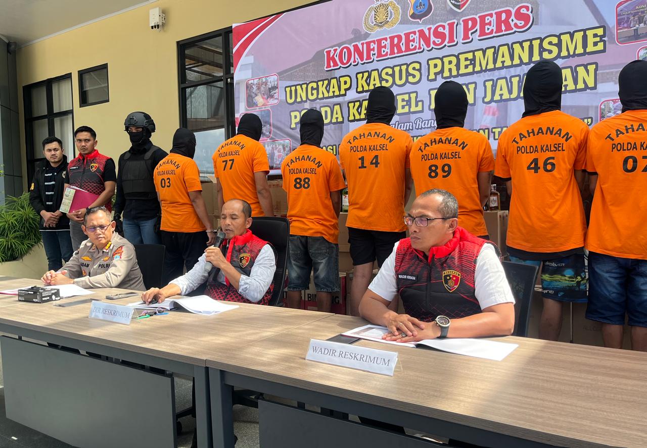 Ditreskrimum Polda Kalsel Bongkar Sindikat Penggelapan Mobil