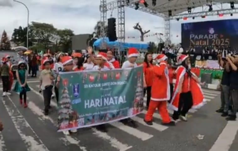 Saat Parade Natal Menjadi Etalase Toleransi di Kalimantan Tengah