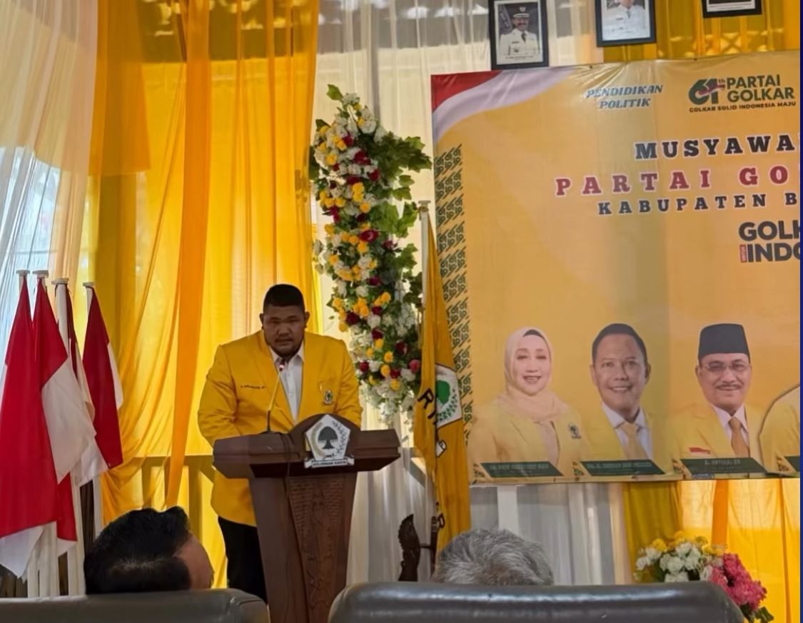 Aklamasi Musda XI Golkar Banjar, Agus Maulana Rusli Resmi Pimpin DPD Golkar Kabupaten Banjar