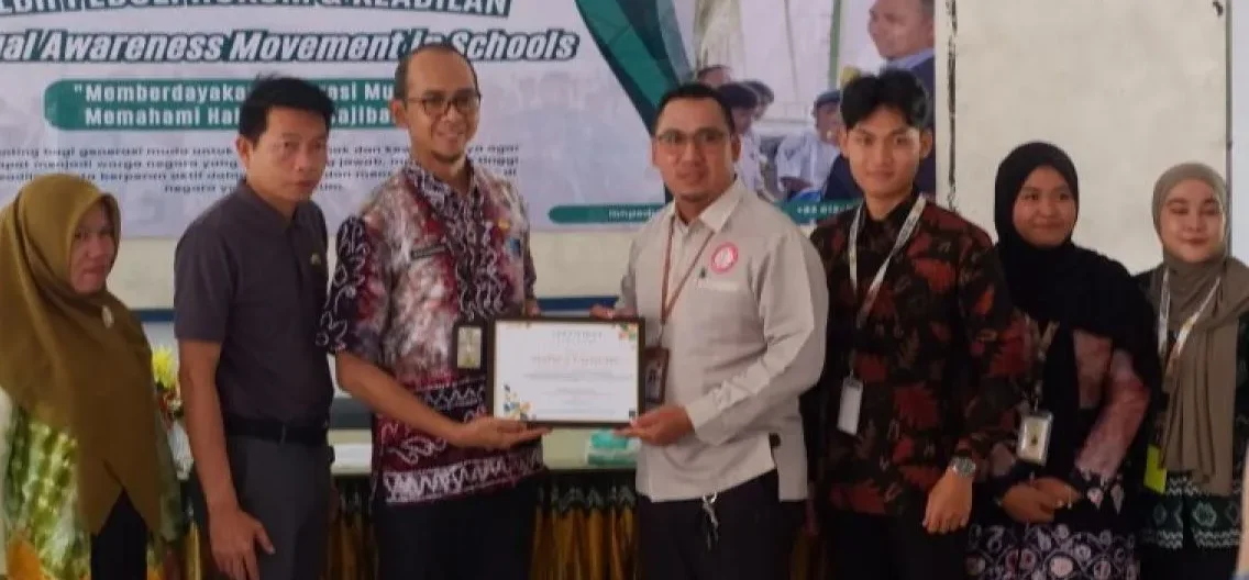 Siswa SMP Negeri 4 Tabalong Dibekali soal hukum