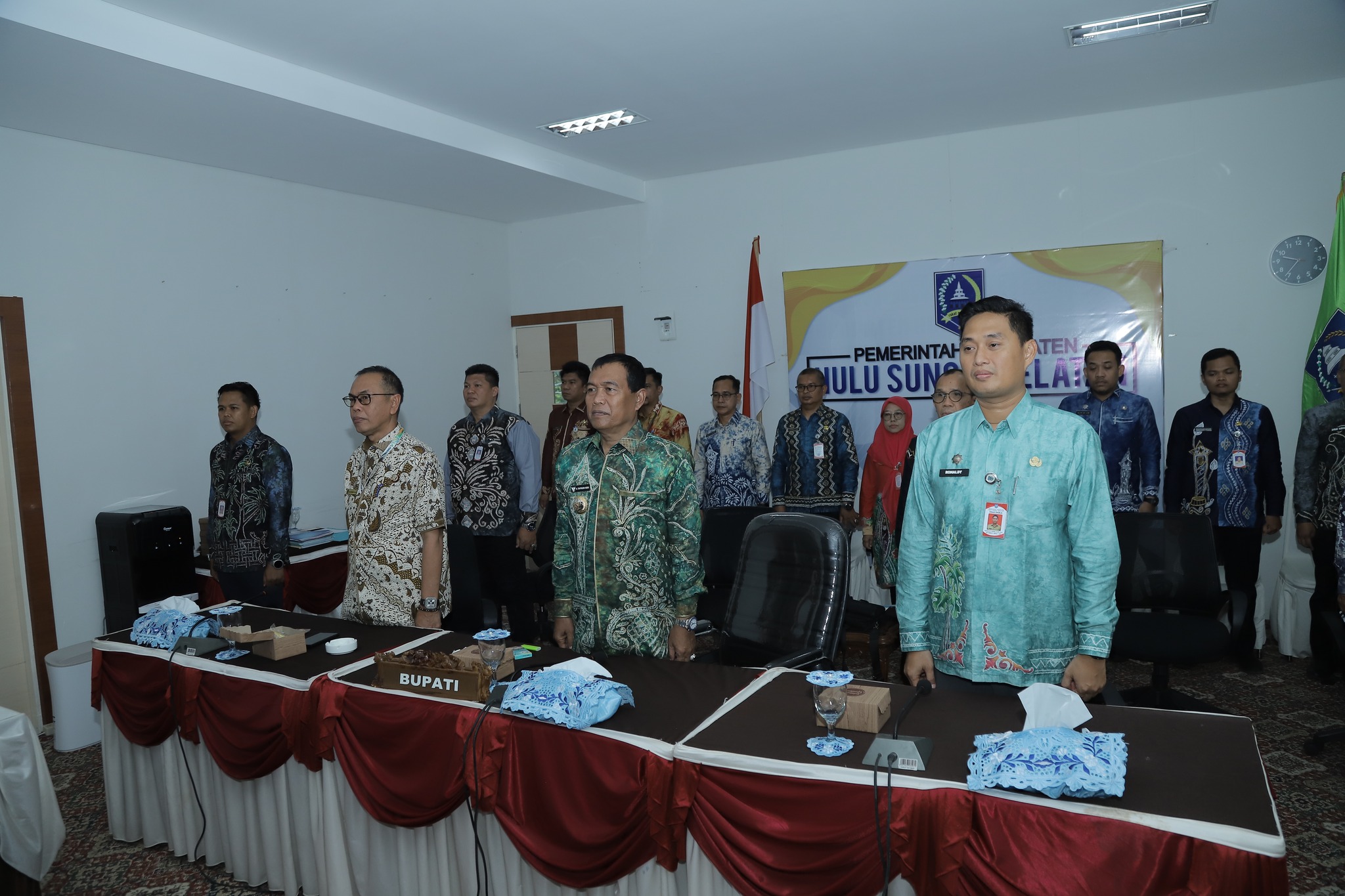 Bupati HSS Ikuti Rakor Nasional Program Makan Bergizi Gratis