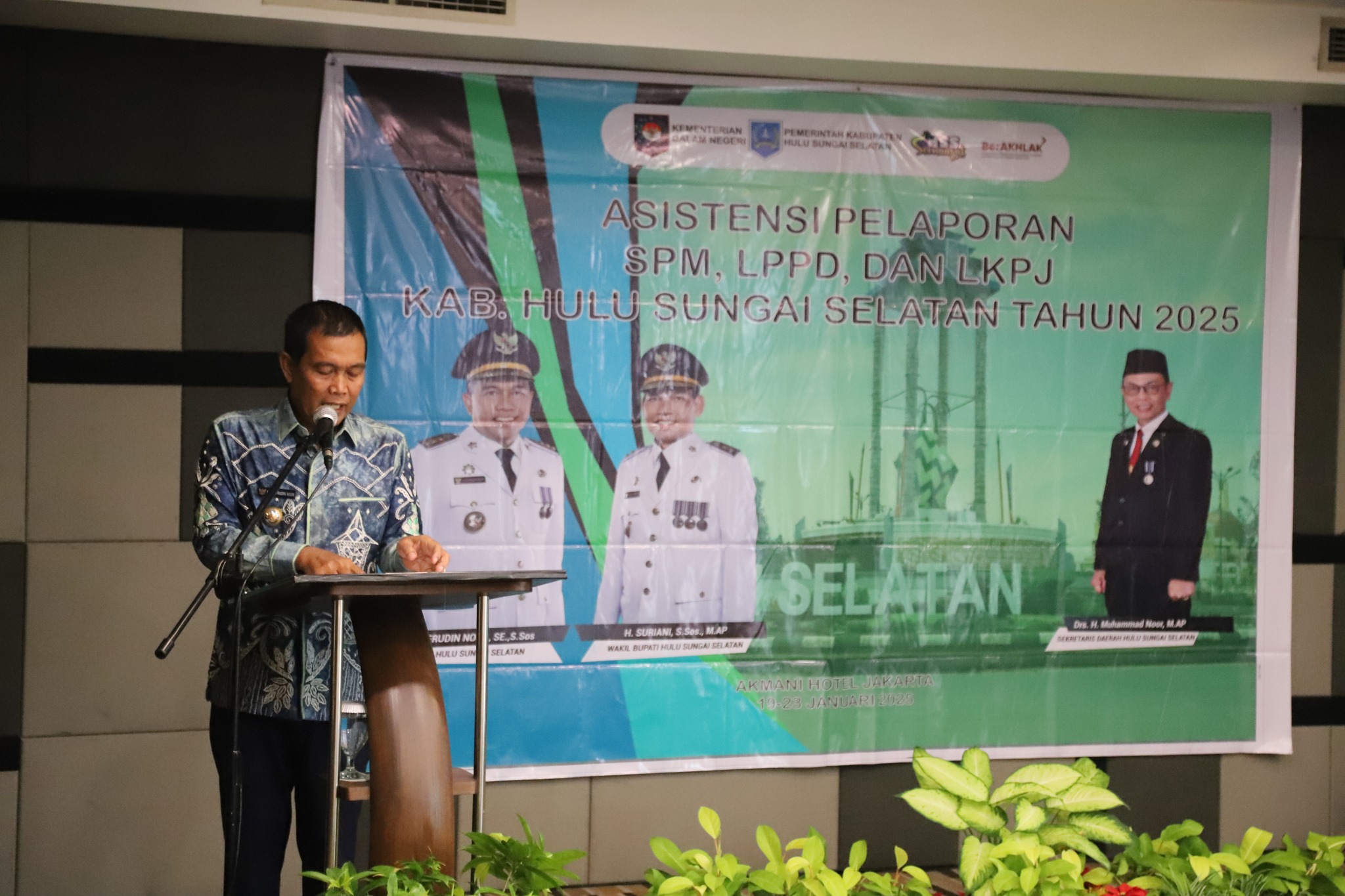 Bupati HSS Dorong Pelaporan SPM, LPPD, dan LKPJ Lebih Akurat dan Berdampak