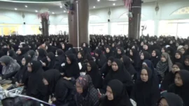 Antusias Tinggi, Ribuan Muslimah Padati Kajian Ustadzah Halimah Alaydrus di Tabalong