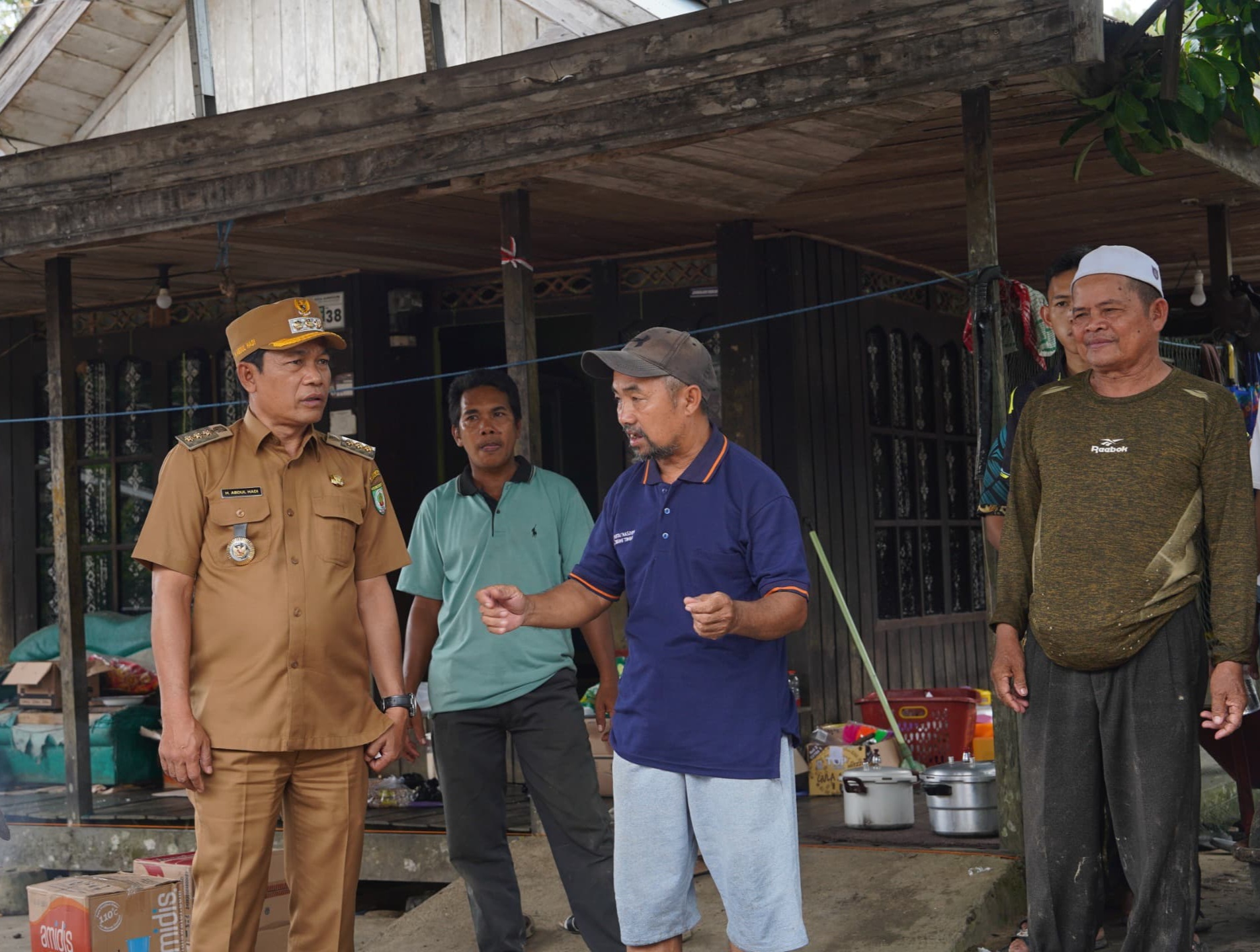 Bupati Balangan Pastikan Perbaikan Rumah Warga Pascabanjir Dipercepat