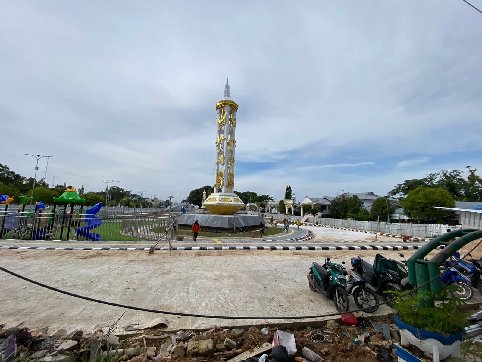 Kontraktor Akui Faktor Cuaca Jadi Kendala Molornya Proyek Taman CBS Martapura