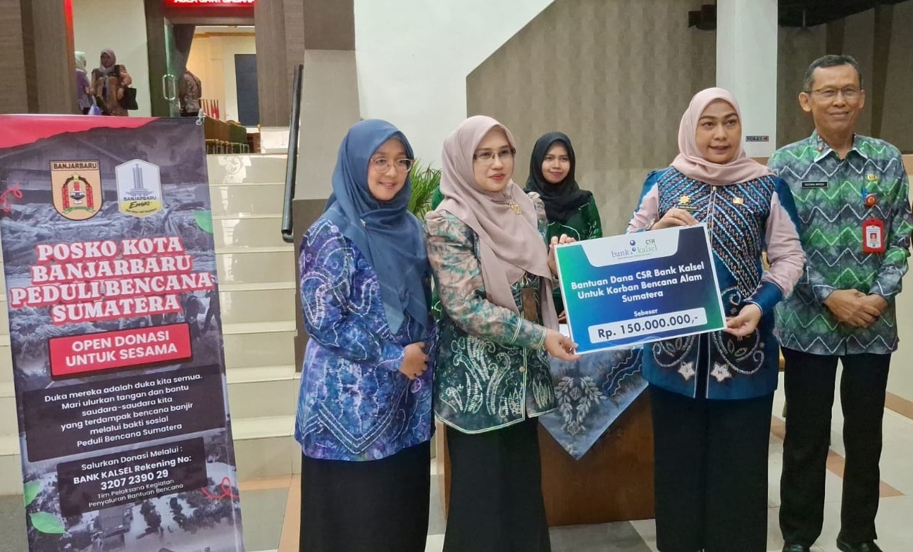 Pemko Banjarbaru Salurkan Donasi Rp860 Juta untuk Korban Banjir Sumatra Melalui APEKSI