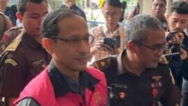 Nadiem Duduk di Kursi Terdakwa, Dukungan Ojek Online Menggema di PN Jakpus