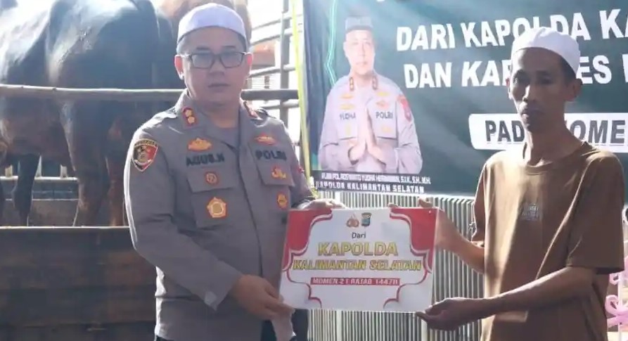 Siapkan 6 Posko di Haul Guru Danau dan Polres HSU Serahkan Bantuan Sapi