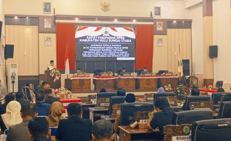 Terkait Raperda Perubahan Pajak dan Retribusi Daerah, 12 Jawaban Bupati HSU