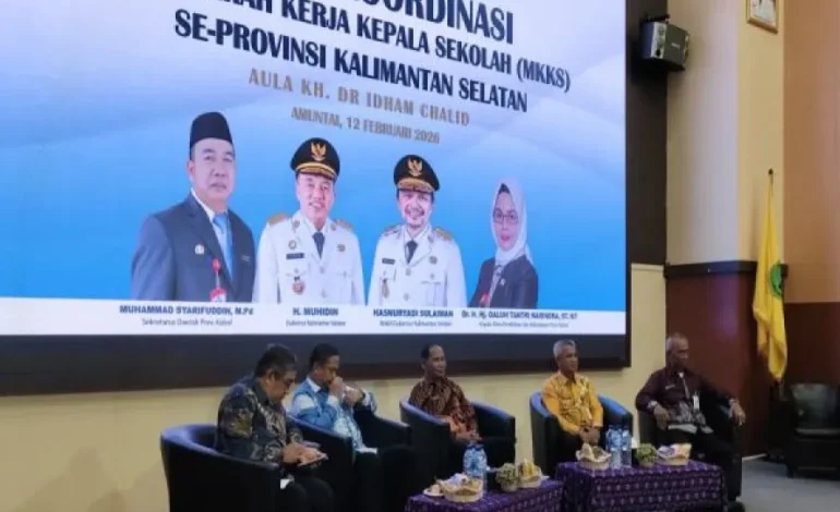 Kepala Sekolah SMA se-Kalsel Musyawarah Kerja di HSU