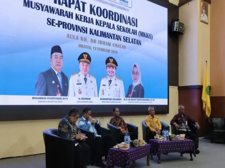 Kepala Sekolah SMA se-Kalsel Musyawarah Kerja di HSU