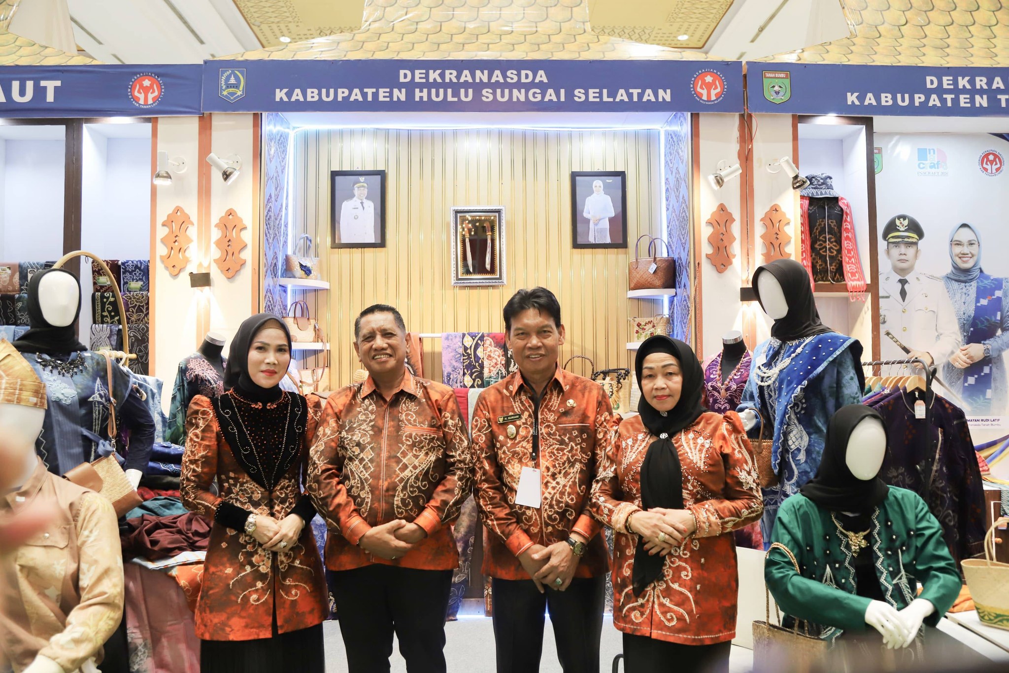 Dekranasda HSS Tunjukkan Komitmen Dukung Kerajinan Nusantara di INACRAFT 2026