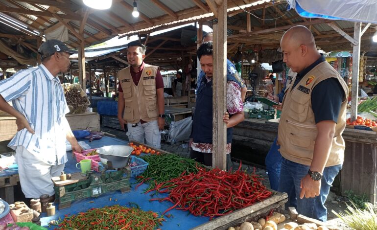 Tim Saber Perlindungan Pangan HSS Sidak Pasar Terpadu Kandangan, Pastikan Stok dan Harga Stabil Jelang Ramadhan