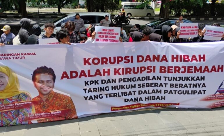 Hibah Triliunan Diduga Jadi Bancakan, KPK Didesak Bongkar Peran Eksekutif Jatim