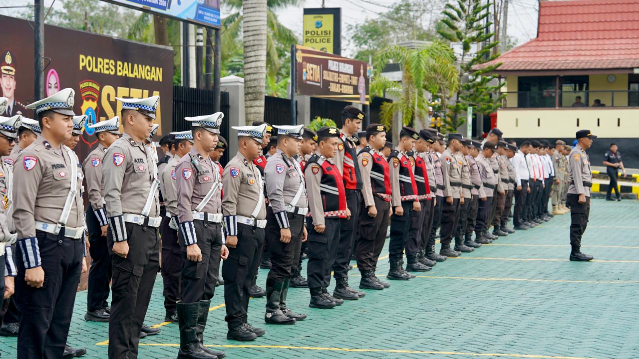 Operasi Keselamatan Intan 2026 Digelar Polres Balangan, Fokus Tekan Pelanggaran Lalu Lintas