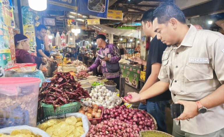 Jelang Ramadan, Tim Saber Perlindungan Pangan Pantau Harga dan Mutu Pangan di Pasar Martapura