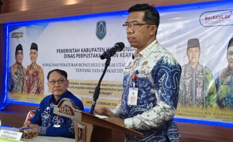 Dispersip HSU Sosialisasi Perbup 41/2025