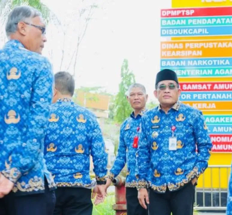 Gedung Abdul Wahid dan Mall Pelayanan Publik Dicek Bupati HSU