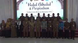 Disdikbud Tabalong Gelar Halal Bihalal, Apresiasi Pengabdian Pejabat Purna Tugas