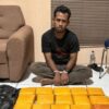 areskrim Polri menangkap kurir jaringan narkoba Malaysia-Riau di Bengkalis, Riau, dan menyita 21,9 kilogram sabu senilai Rp39,4 miliar. Polisi kini memburu pengendali jaringan serta pelaku lain yang masuk daftar pencarian orang.