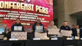 Bareskrim Bongkar Jaringan Judol Internasional, 9 Orang Diciduk dan Rp10 Miliar Disita