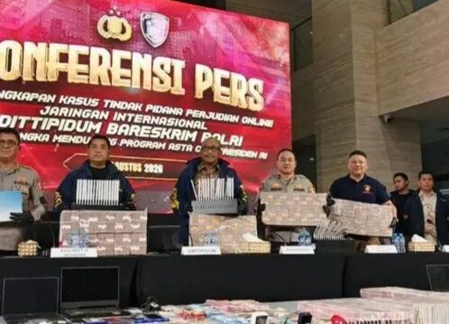 Bareskrim Bongkar Jaringan Judol Internasional, 9 Orang Diciduk dan Rp10 Miliar Disita