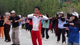 CFD Pendopo Bersinar, Warga Nikmati Layanan Publik Hingga Olahraga