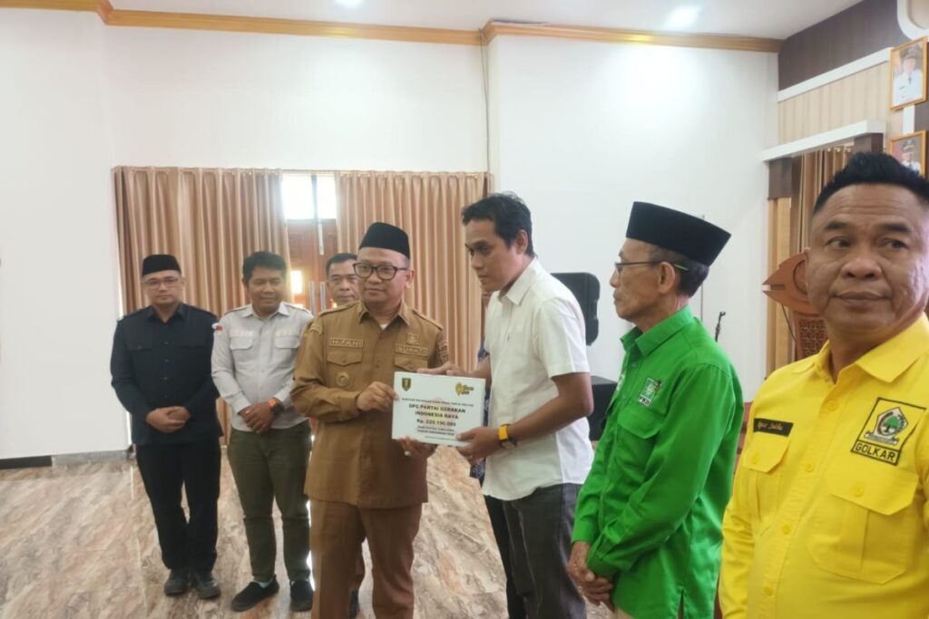 Delapan Parpol di Tabalong Terima Dana Hibah