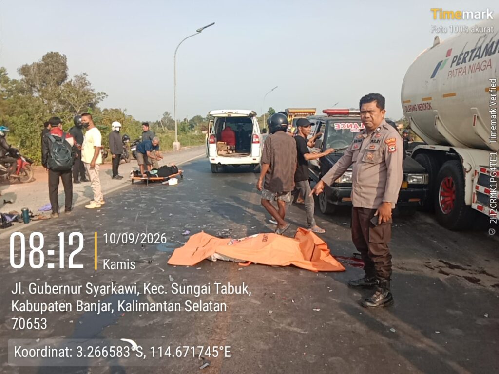 Diduga Tabrak Lari, Kecelakaan di Jalan Gubernur Syarkawi Tewaskan Satu Orang